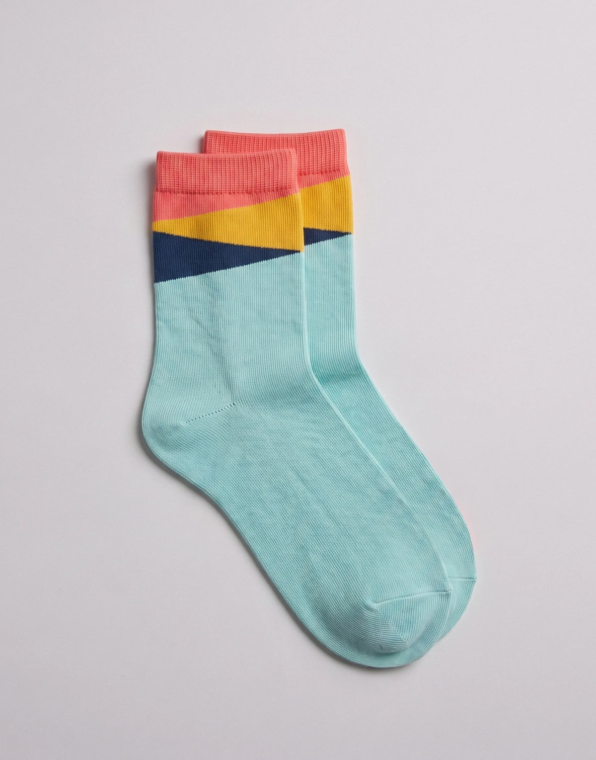 Organic Cotton Geometric Ankle Socks
