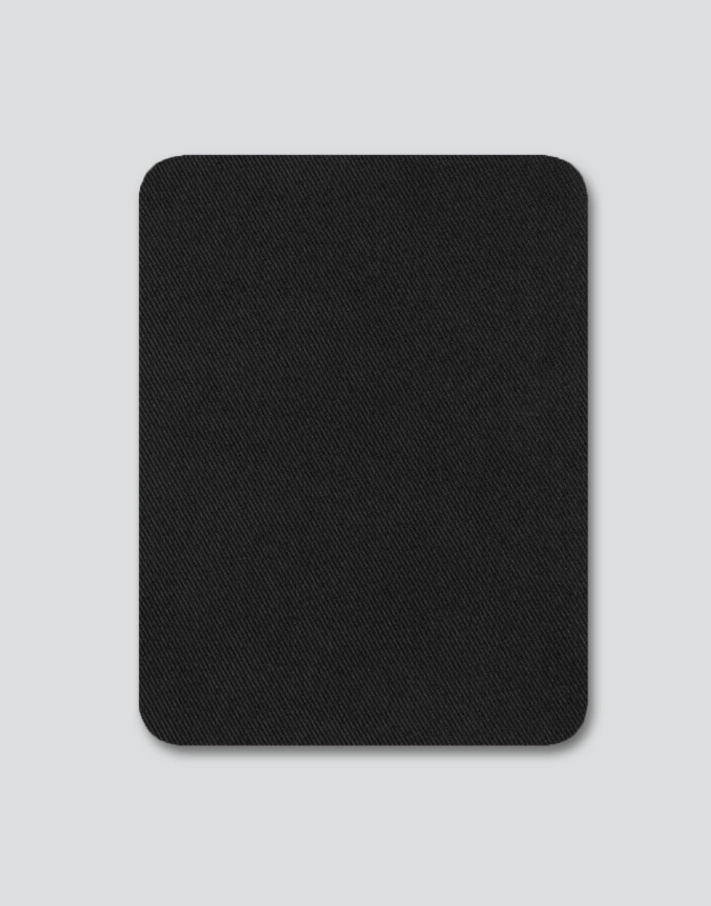 Close-up of a 100% organic cotton sew-on knee repair patch