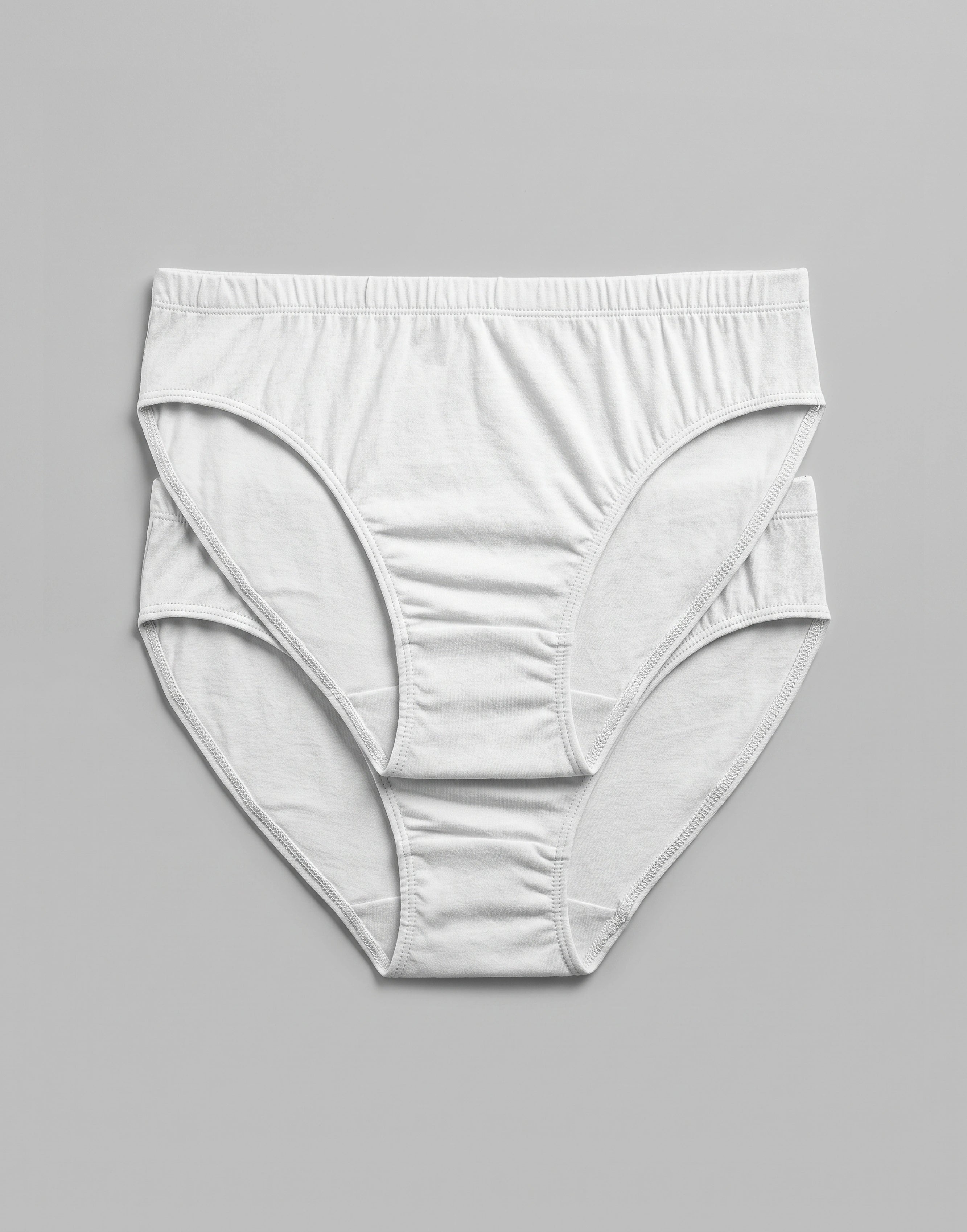 Pack of 2 Girls' Organic Cotton Briefs