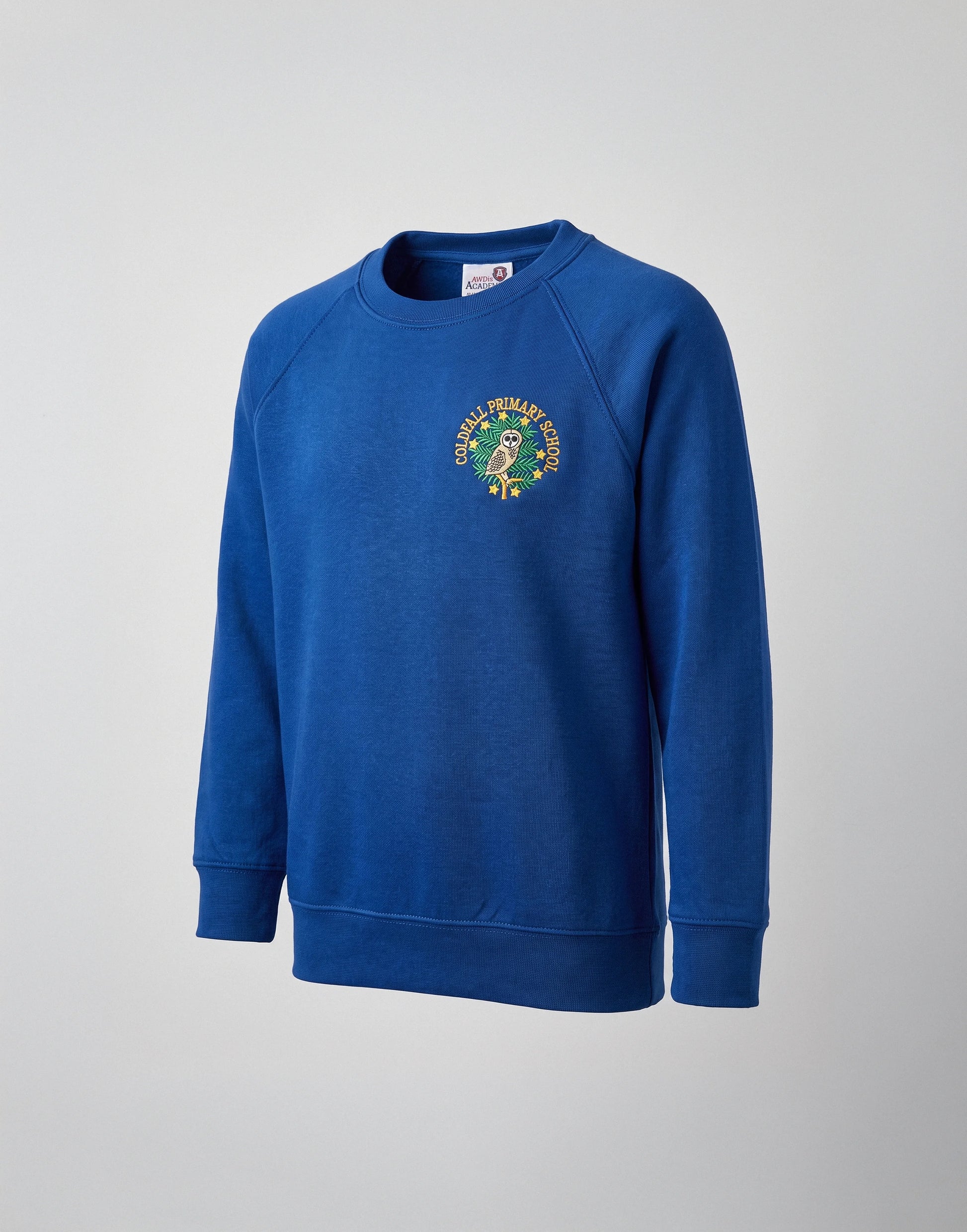 Royal Blue Sweatshirt with Coldfall Primary School Logo